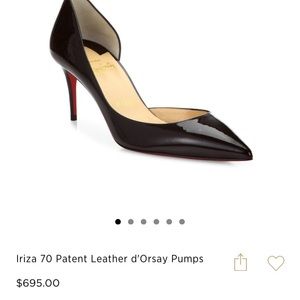 Christian Louboutin - Iriza 70 Black Patent Shoe